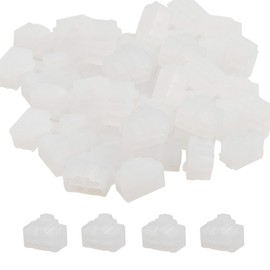 PDETVEO 120PCS RJ45 Port Covers, Silicone Ethernet Dust Protector Caps for Network Switch, Router, Computer and TV Ports (White)