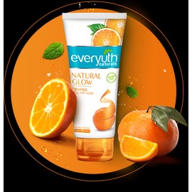 Everyuth Naturals Orange Peel off Mask (90 g) Peels dead skin cells & dirt