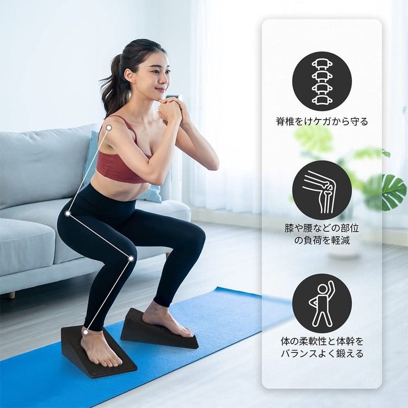RITFIT EPP Squat Wedge Block Assembly Stretching Board Load Capacity