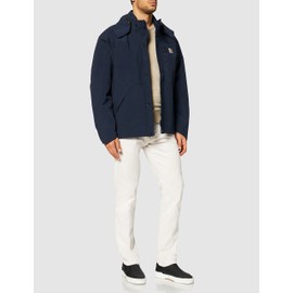 Carhartt mens Storm Defender Loose Fit Heavyweight Jacket (Regular and Big & Tall Sizes) Raincoat, Navy, Small US