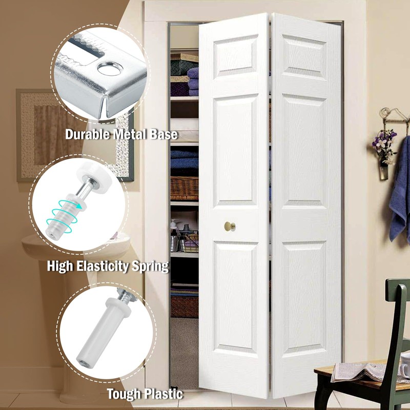 Bifold Door Hardware Repair Kit - 4 Pack Bi-fold Sliding