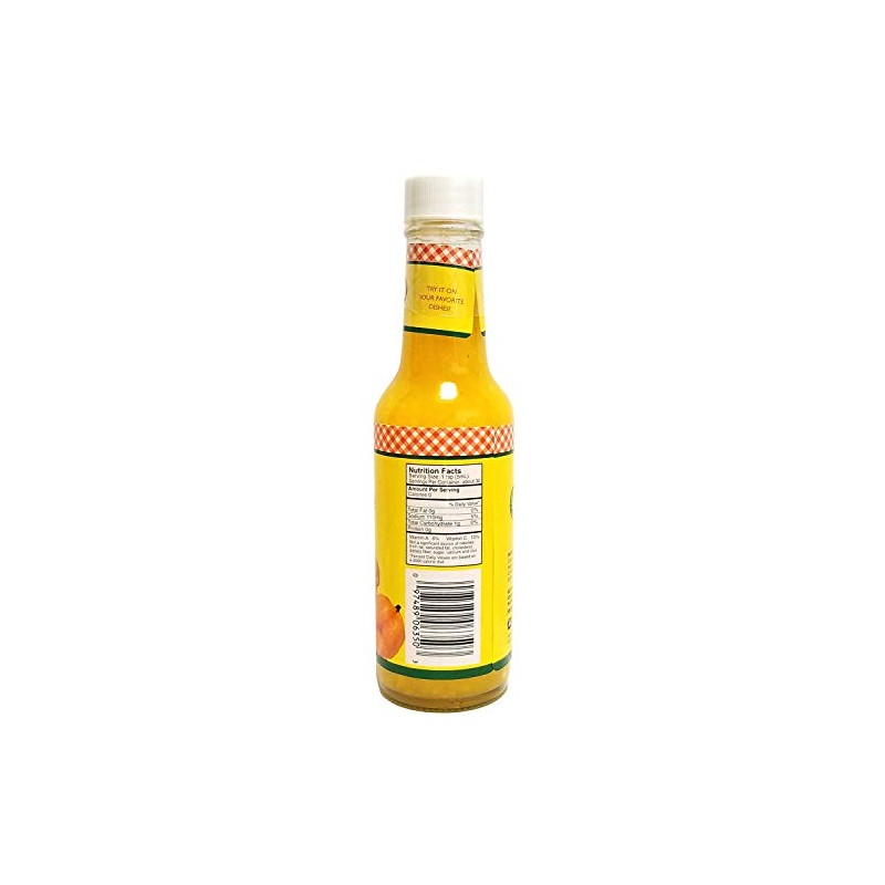 Carib Jamaican Yellow Crushed Scotch Bonnet Peppers 5 Ounce Sauce