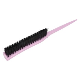 Teasing Hair Brush, Sleek Bun Brush, Purple Increase Hair Volume Beard Teasing Brush Sleek Brush Touping Brush for Travel for Women (Light Purple)