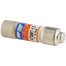 Mersen ATQR Time-Delay/Class CC Small-Dimension Fuse, 600VAC/300VDC, 200kA AC/100kA DC, 7.5 Ampere, 13/32" Diameter x 1-1/2" Length