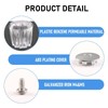 2 Pcs Large Shower Knob Replacement, Acrylic Tub Shower Faucet
