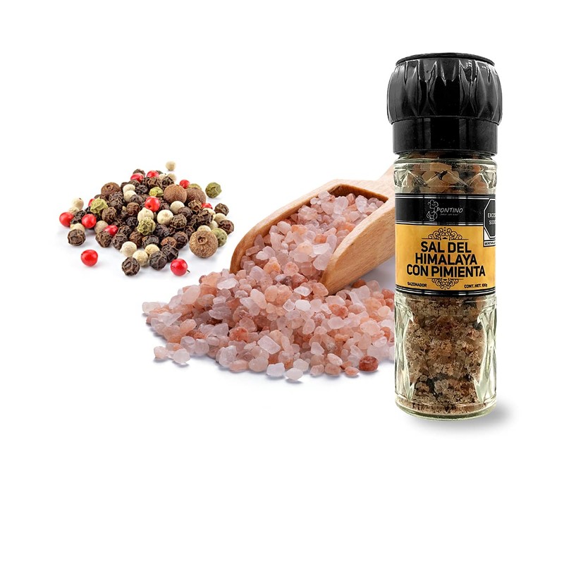Pontino Sal Del Himalaya y Pimienta, 100 g