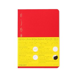 0 Stalogy 365 Days Notebook A6 Red €" S4112