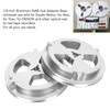 1 Pair 1/4 Inch NAB Hub Optical Shaft Adapter Aluminum