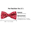 Retreez Men Woven Pre-tied Bow Tie Christmas Santa 13 cm
