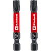 Original Einhell Impact Bits 2 Piece 50mm T40 (S2 Steel