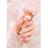 Mint Corset Handmade Nail Tips - Coffin Egg / 민트