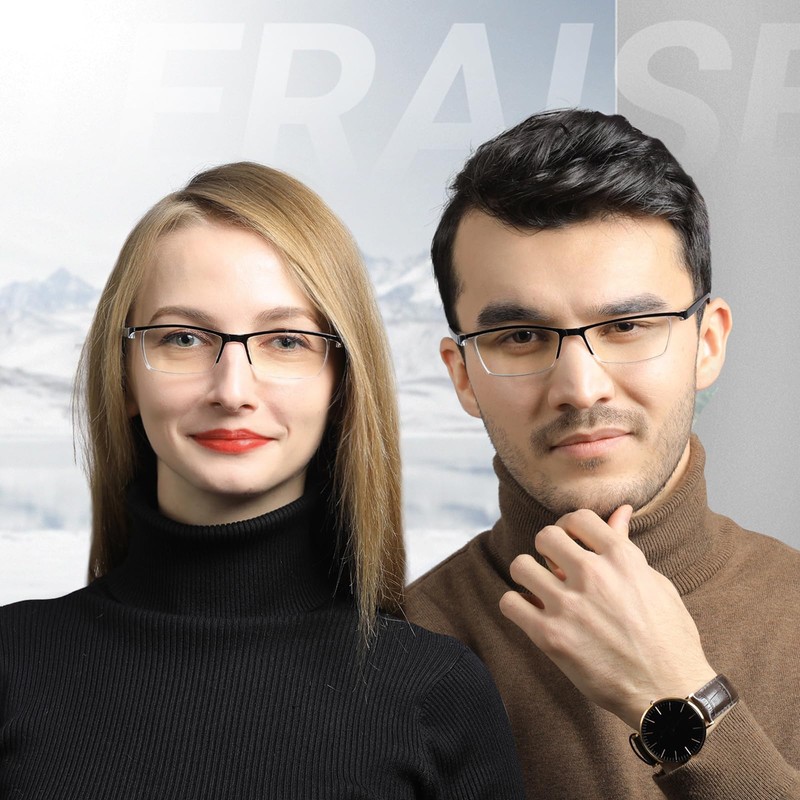 TERAISE 6PCS Fashion Anti-blue light Reading Glasses Men Women Computer
