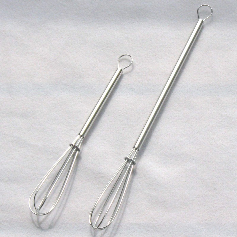 Nagao Tsubame Sanjo Whisk Utensil Mini 2-Piece Set, 18-8 Stainless