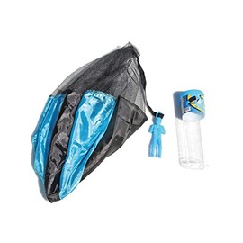 MODELLBAU LINDINGER Parachute Springer Konrad Blue – Universal Use, Parachute Diameter = 500 mm, Plastic, Children from 3 Years