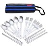 Ewichstern Stainless Steel Camping Cutlery Set for 5 / 에비히슈테른