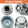M12 x 1.5 Wheel Lock Lug Nut Set for Toyo-ta