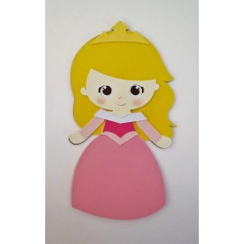 Unbranded Princess Aurora Sleeping Beauty Prince Maleficent Lot Paper Die Cut Scrapbook - Aurora