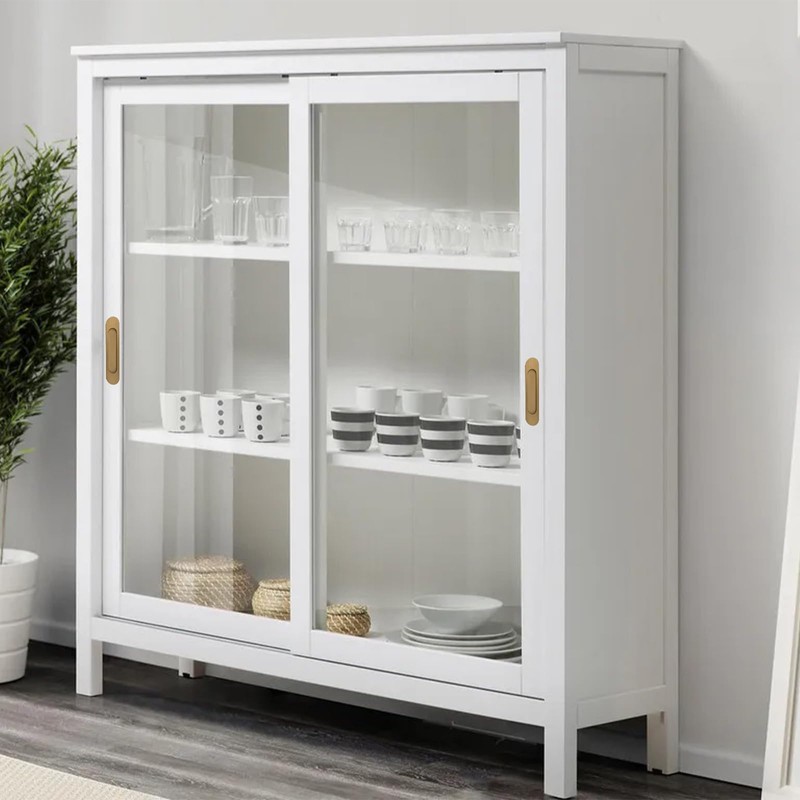 MOROBOR 18CM Self-Stick Oval Sliding Door Pulls, 2pcs Bronze Gold