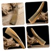Massage Cattle Horn Comb Ox Horn Comb for Men Ox