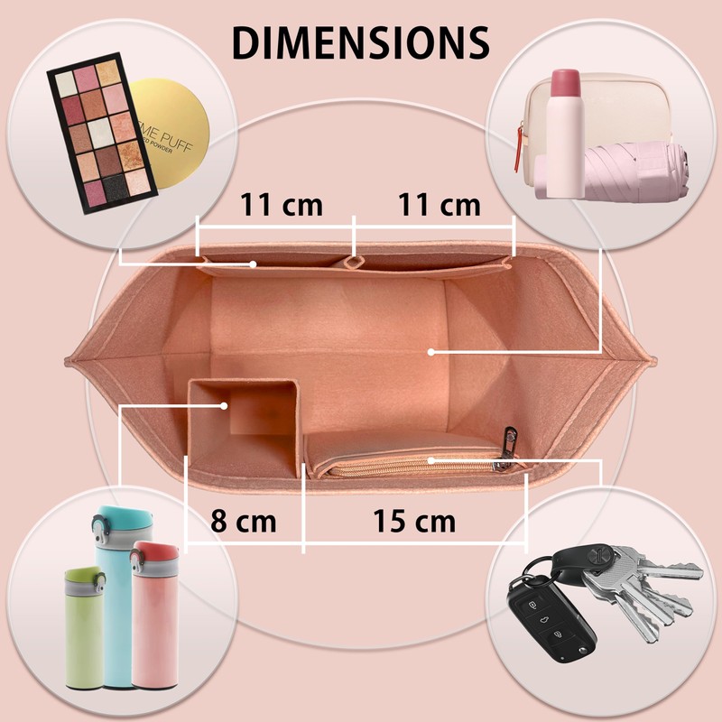 HomeGadget Bag Organiser for Longchamp Bag Size M - Le