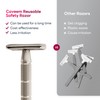 CAVEEM Double-Edge Safety Razor, Single-Blade Razors with 5 Stainless Steel