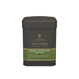 Taylors of Harrogate Imperial Gunpowder Green Tea Loose Leaf, 4.41 Ounce Tin (Pack of 2)