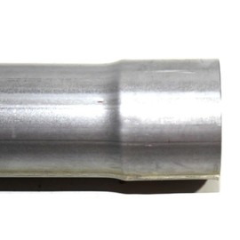 HiBuyer Universal Aluminized Steel Straight Exhaust Pipes 2.5" x 18" Length (63.5mmx457mm)