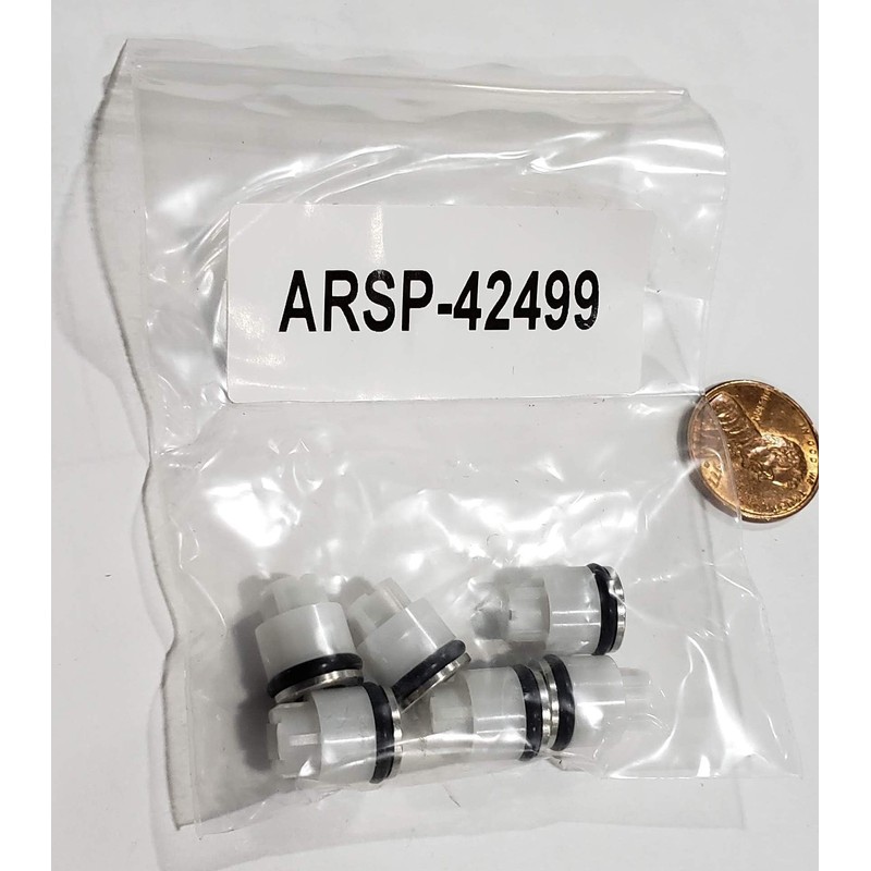 AR Annovi Reverberi Replacement Valve Kit 6 Pack, AR42499, Black