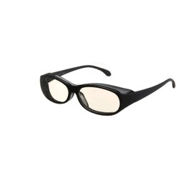 FaceTrick az Label AZ602 Hay Fever Countermeasure, Virus Prevention, Sunglasses, Near-Infrared Protection, Blue Light Cut, UV Protection, Anti-Fog Treatment, High Performance Sabae Manufacturer Lens, black/light brown