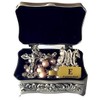 elegantmedical CATHOLIC AAA 8mm REAL PEARL Pearls SILVER ROSE BEADS