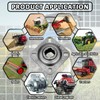FD209RK 1-1/4" Square Bore Disc Harrow Flange Bearing Unit for