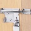 2 pieces stainless steel slide bolt lock, gate latch, sliding