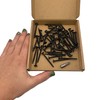 Pack of 50 Drywall Black Phosphate Carbon Steel 3.5 x