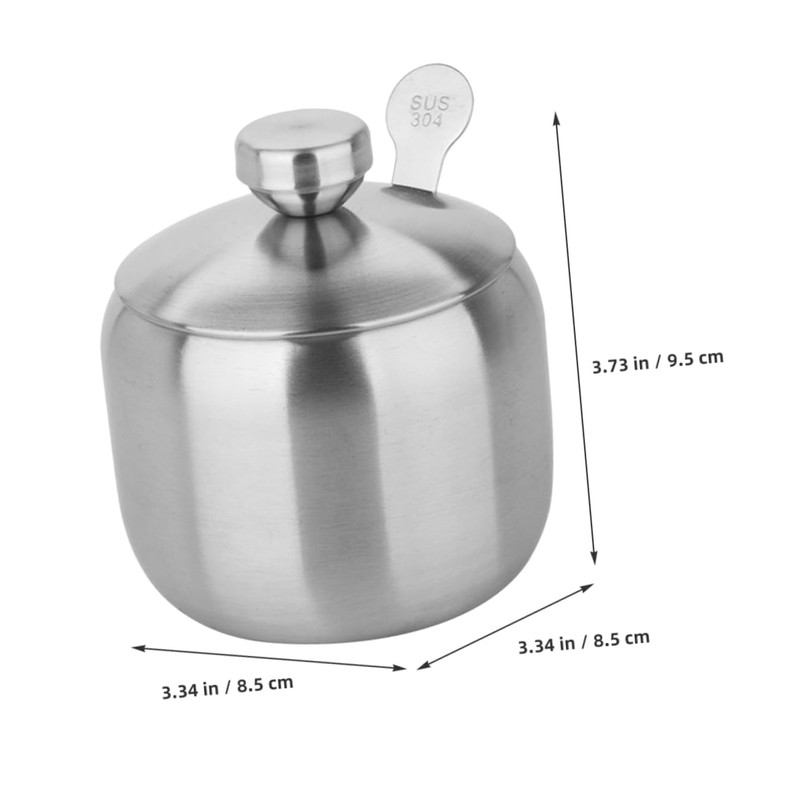 LIFKOME Kitchen Spice Organizer Stainless Steel Seasoning Jars Space-Saving Condiment