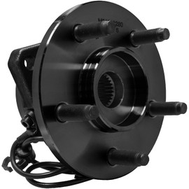 PRO+ PB513176 Front Left Premium Black Wheel Bearing & Hub Assembly for 2002-2007 Jeep Liberty