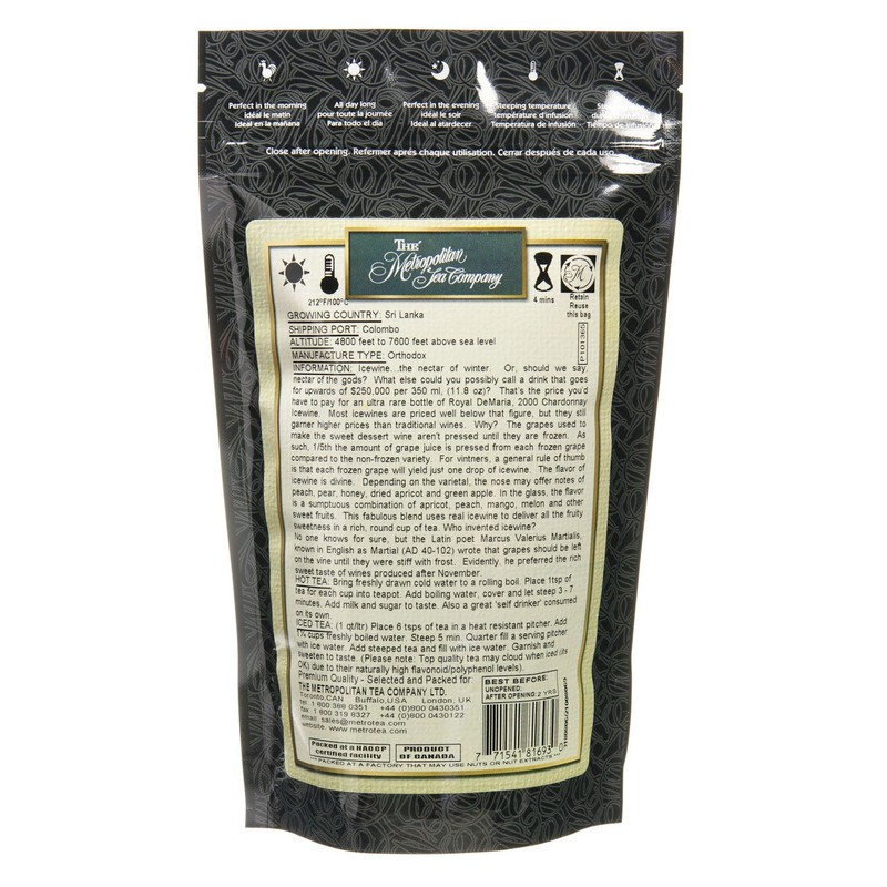 Metropolitan Tea Discovery Loose Tea Pack, Ice Wine Flavored Black,