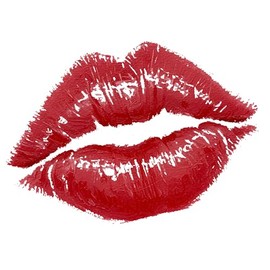 Espresso Yourself – Famous Lipstick Kiss Tattoo (4-Pack) – 3" Red Lip Print – Pop Star-Inspired Back Tattoo – Temporary Ink That Hits Different