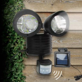 22 LED Dual Security Detector Solar Spot Light Motion Sensor Outdoor Floodlight
