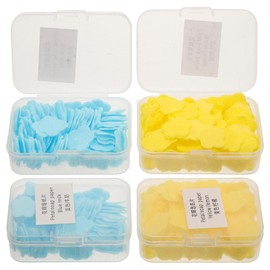 BESPORTBLE 4pcs Portable Soap Sheets Travel-Friendly Hand Washing Soap Slices for Boys and Girls Adults Convenient Reusable Papers Lemon Flavors for Outdoor and Travel Use