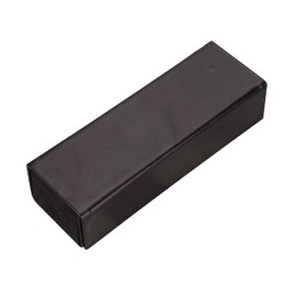 Solo Pelle Foldable Glasses Case Genuine Leather Portable Glasses Box Folding Glasses Case with Magnetic Closure Sunglasses Case for Men Women Children, Clever Black