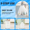 10L Small Bin Bags Drawstring Pedal Bin Liners White Thickened