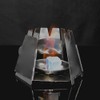 LIXADA Folding Firewood Stove, Easy Assembly, Stainless Steel, Compact, Lightweight,