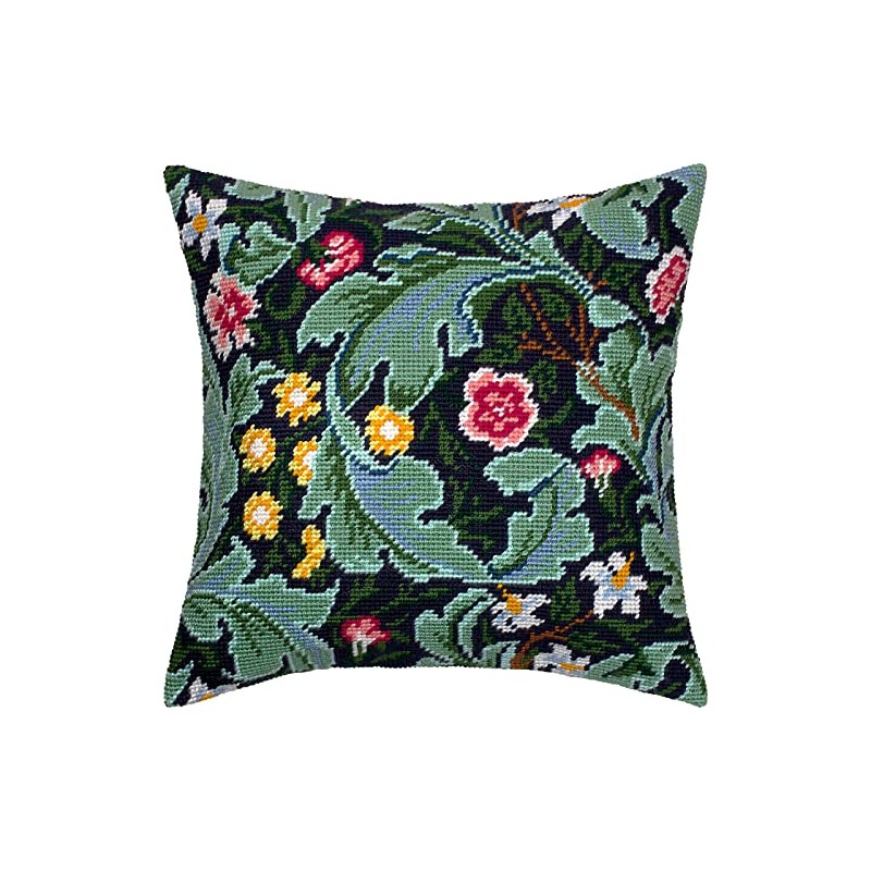 Leicester by William Morris Counted Cross Stitch Kit, Embossed 16"