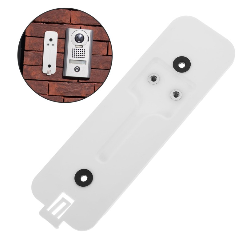 ORFOFE Universal Fit Video Doorbell Holder Wall Mount White Simple