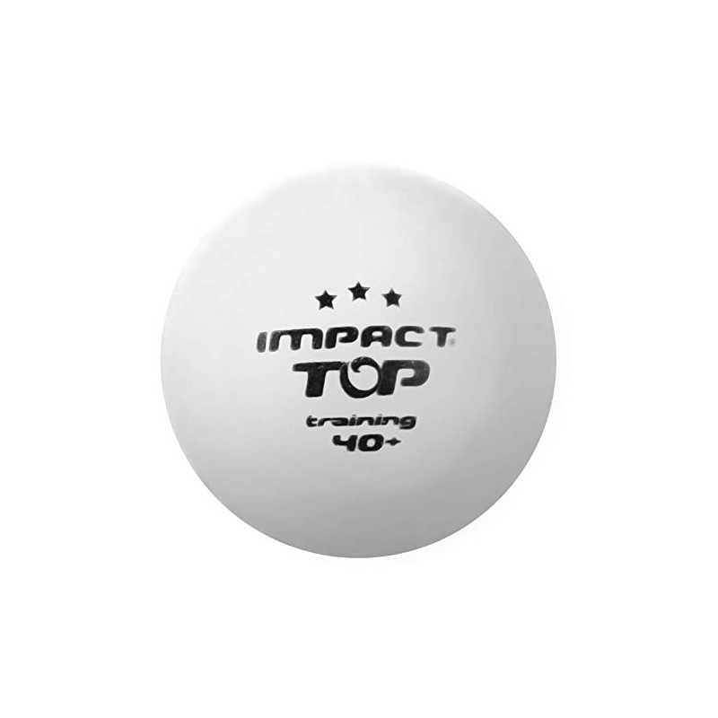 IMPACT TOP Training Table Tennis Balls (72 White)