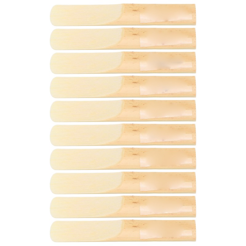 10Pcs 3.0 Clarinet Reed Wood Colour B Flat Traditional Reeds