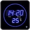 Lunartec Radio-Controlled Clocks: Flat LED Radio Table and Wall Clock,