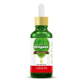 Aceite De Orégano (Uso interno y dermatológico)  Min. 80 de Carvacrol  30ml Vizana Nutrition                                                          