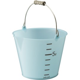 Squirrel Bucket Pale Pail Bucket "Soft and Durable" Sky Blue 2.1 gal (8 L)