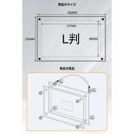 LIDCOM Acrylic Photo Frame, Acrylic Picture Frame, Stand, Wall Hanging, Acrylic Picture Frame, Double Sided Transparent Tabletop Display Picture, Poster, Picture Frame, Picture, Award Certificate,